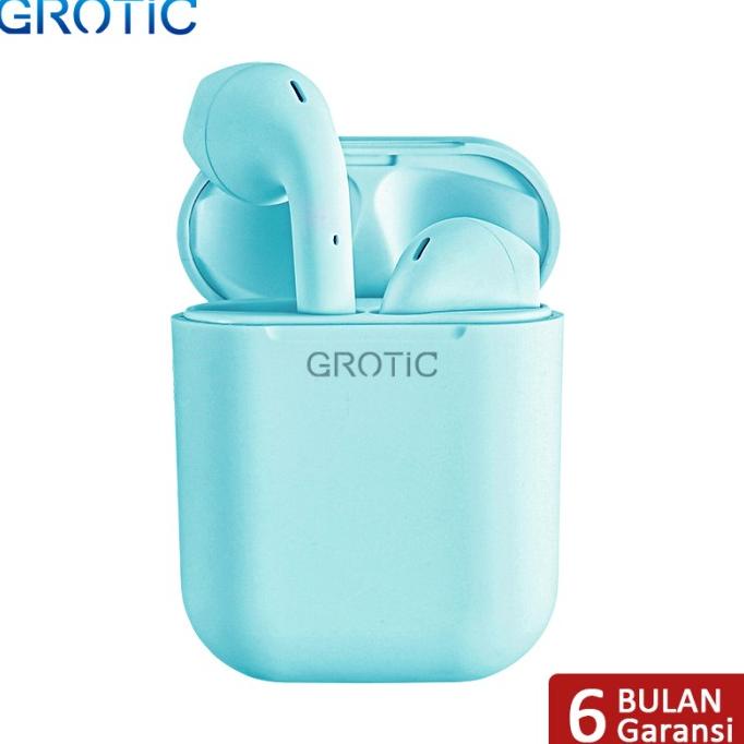 GROTIC Headset Bluetooth inpods 12 TWS Macaron Earphone Wireless