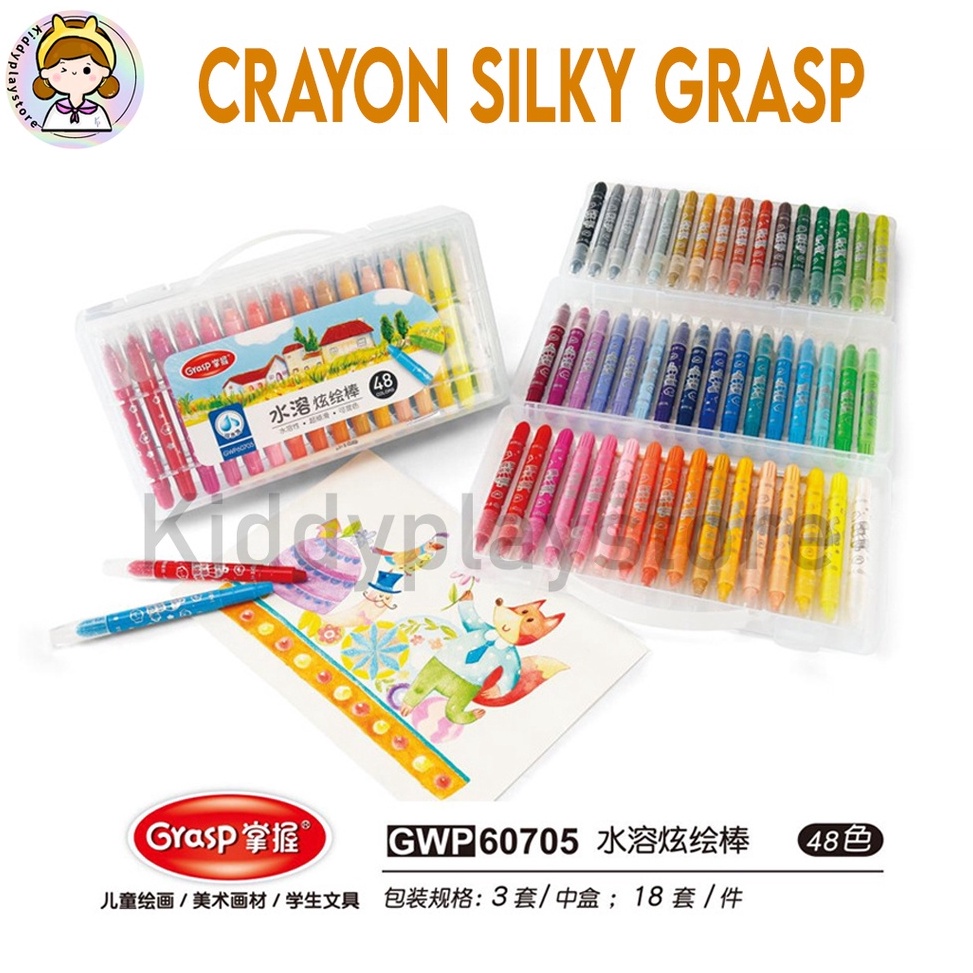 

Produk Premium.. CRAYON GRASP / CRAYON GRASP MATA SEDANG / SILKY CRAYON / WATER SOLUBLE CRAYON / KRAYON WARNA FPY