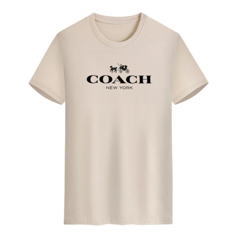 Kaos Distro Pria Coach Baju Oblong Cowok Lengan Pendek Pakaian Atasan Pria Dewasa Cod