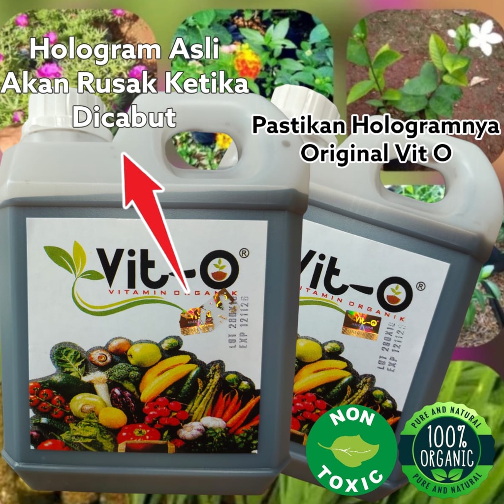 ORIGINAL% Pupuk Vitamin Tanaman Super VIT-O Nutrisi Segala Jenis Tanaman 1000ml