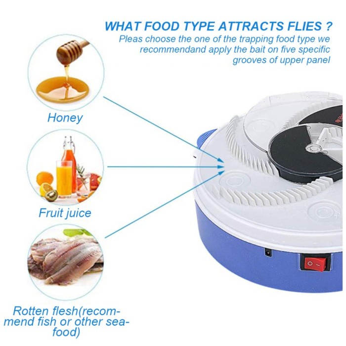 FM FIT perangkap lalat otomatis jebakan tangkap lalat eletric fly killer trap