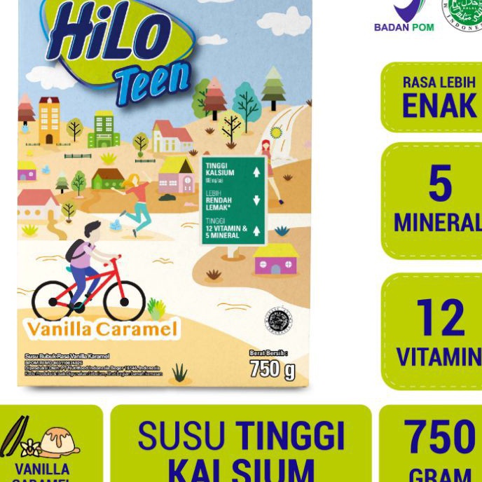 

Original HiLo Teen Vanilla Caramel 750 gr HiLo Teen Chocolate 750 gr !!!