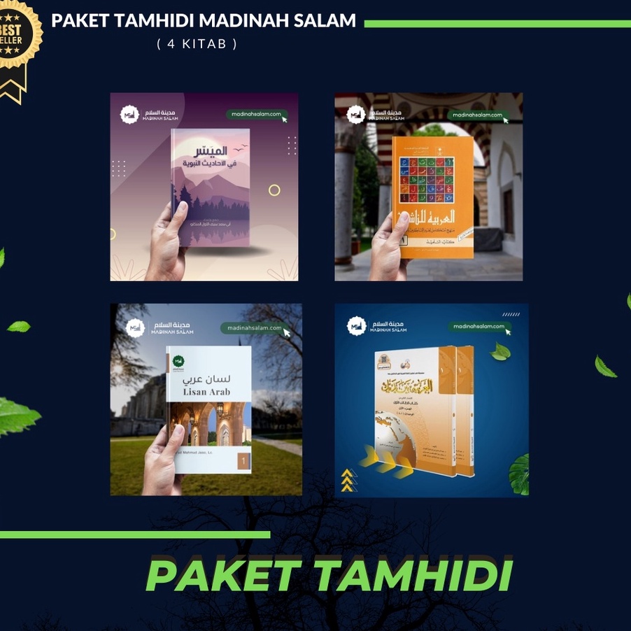 

Import Terlaris Paket Kitab Tamhidi ( 4 Kitab ) | Program Bahasa Arab Pemula Madinah Salam grosir