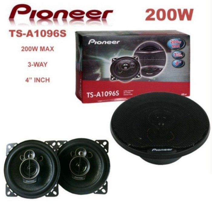 Terlaris Ts - A1095S Speaker Mobil Caoxial Pioneer 4 Inch