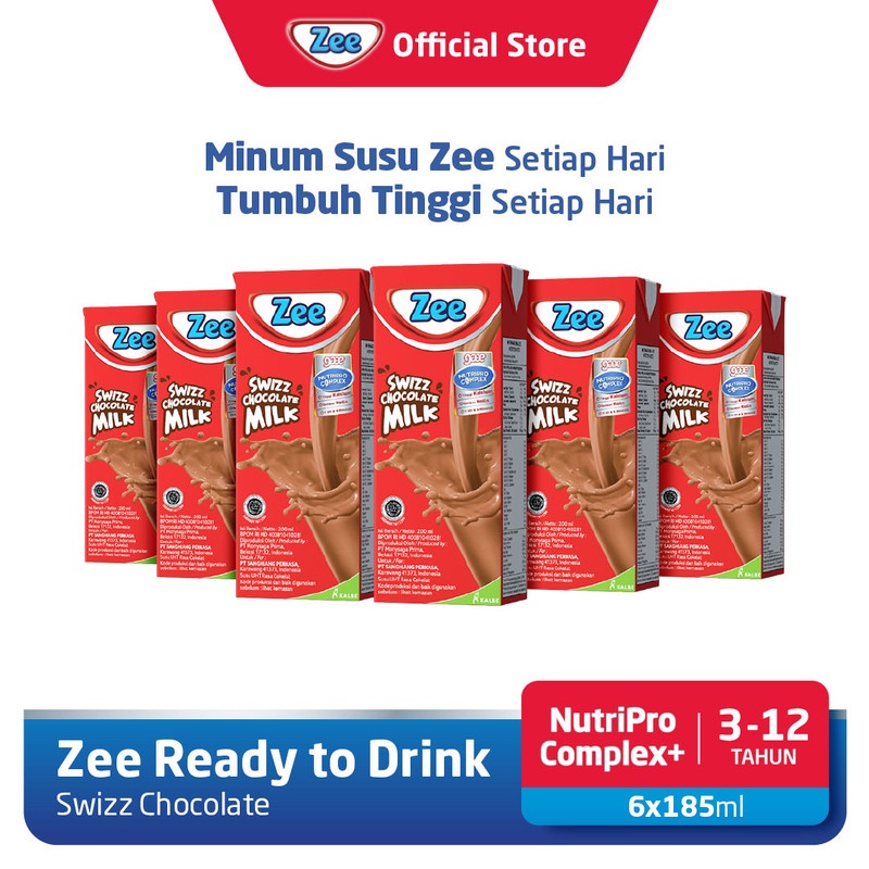 

Zee UHT Swizz Chocolate Milk 185ml (6 Pack)