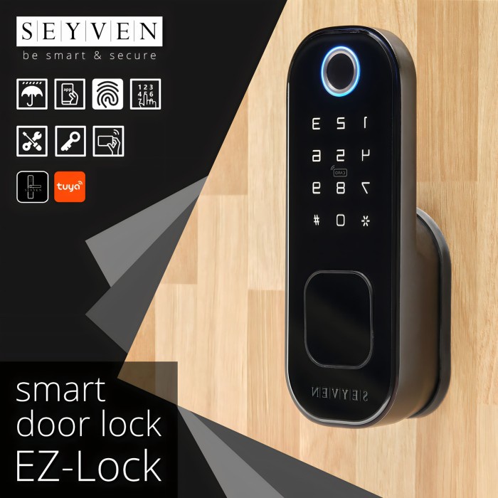 Terlaris Deadbolt Door Lock Smart Door Lock / Smart Lock Door Merek Seyven