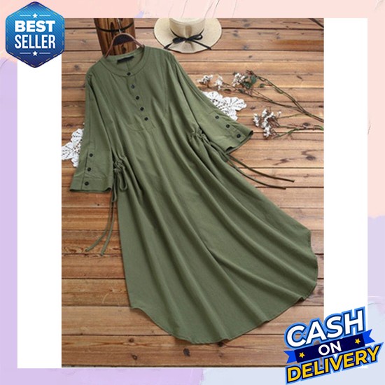 Calista Tunik Atasan Remaja Terbaru Putih Polos Model Kekinian 2023 Fu Deka Tunik Wanita Terlaris