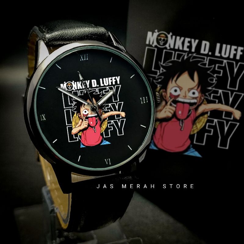 Jam Tangan One Piece Luffy Melet Include Double Strap + Box One Piece