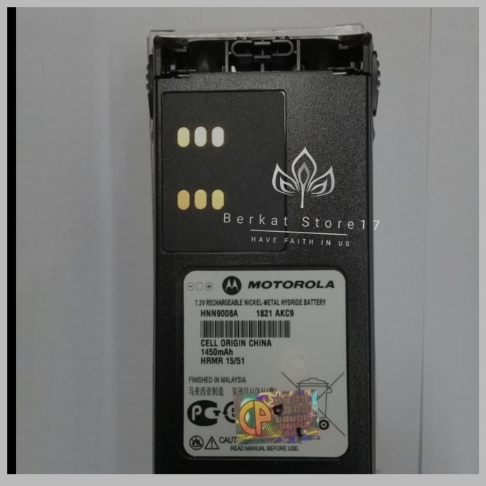 Baterai Ht Motorola Gp 328/338 Hnn 9008 Original