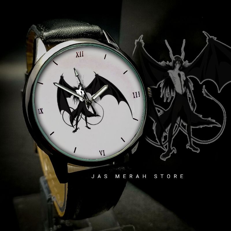 Jam Tangan Bleach Ulquiorra Cifer Premium Include Double Strap