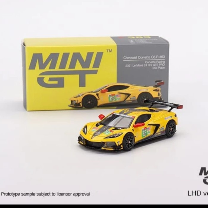 Minigt Skala 64 Chevrolate Corvette C8R #63 Corvette Racing No.383