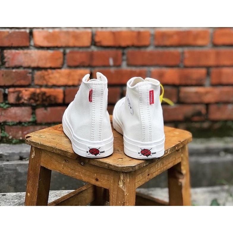 NOBRAND FOOTWEAR TPS ALLWHITE / FULLWHITE HI