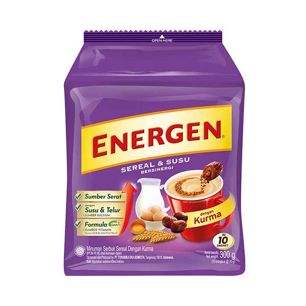 

ENERGEN KURMA POUCH 10 S X 30 GR