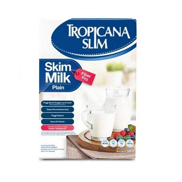 

TROPICANA SLIM INSTANT FIBER PLAIN BOX 500 GR