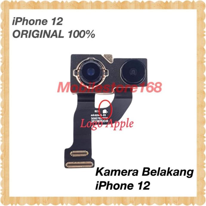 KAMERA BELAKANG IPHONE 12 ORIGINAL COPOTAN