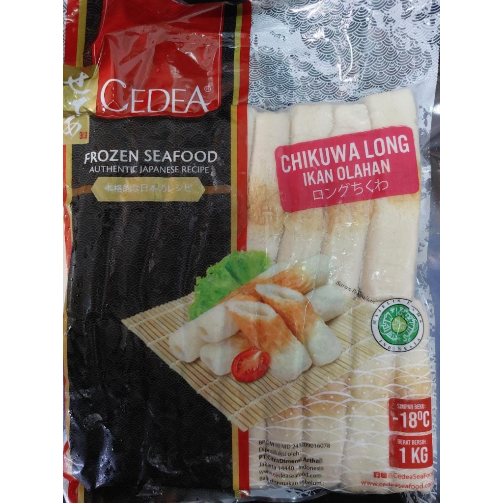 

(1 KG) CEDEA CHIKUWA LONG 1 KG ± ISI 34 PCS BASO IKAN SEAFOOD SUKI STEAMBOAT