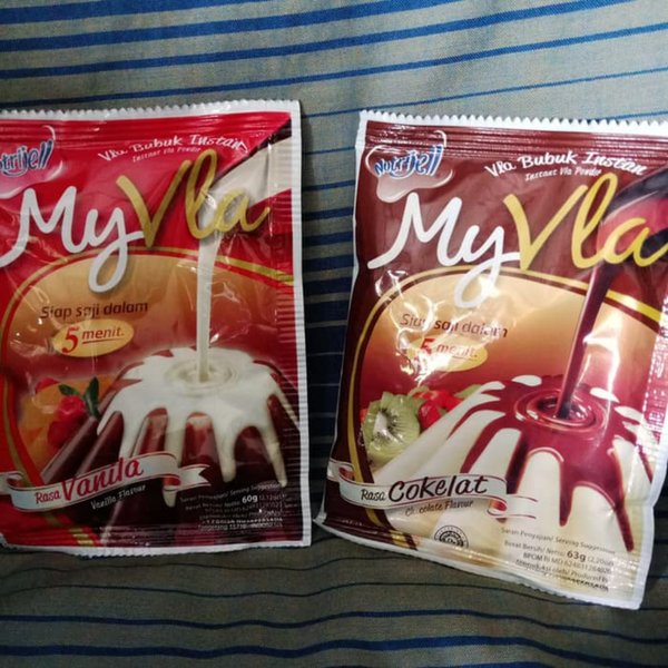 

NUTRIJELL MY VLA COKLAT VANILLA 60 GRAM FLA PUDING