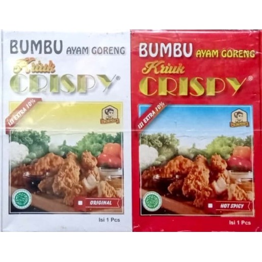 

BUMBU AYAM GORENG KRIUK CRISPY ORIGINAL HOT SPICY KRIUK DKRIUK D KRIUK DUS BOX