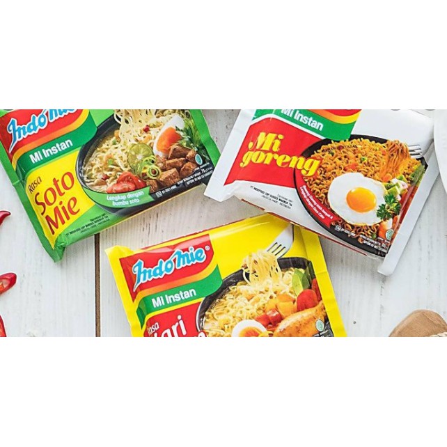 

INDOMIE MIE INSTAN KUAH AYAM BAWANG GORENG RENDANG EMPAL GENTONG ACEH KOCOK KARI CABE IJO LAMONGAN