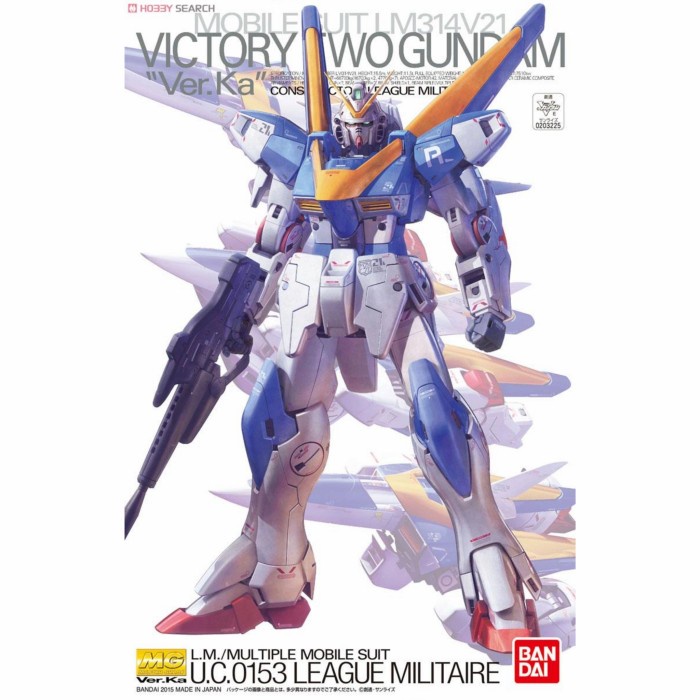 DISKON SPESIAL BANDAI ORI MG 1/100 VICTORY TWO GUNDAM VER.KA V2 V 2 BISA JD 2 PESAWAT TERLARIS