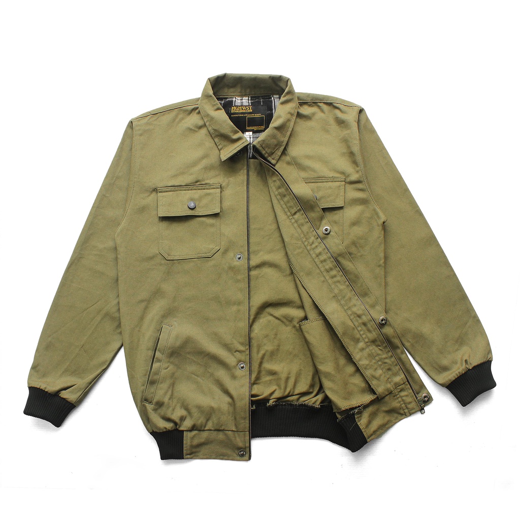 (3 Warna) HIGHWEST Arion Jacket Cotton Twill Premium Pria Wanita