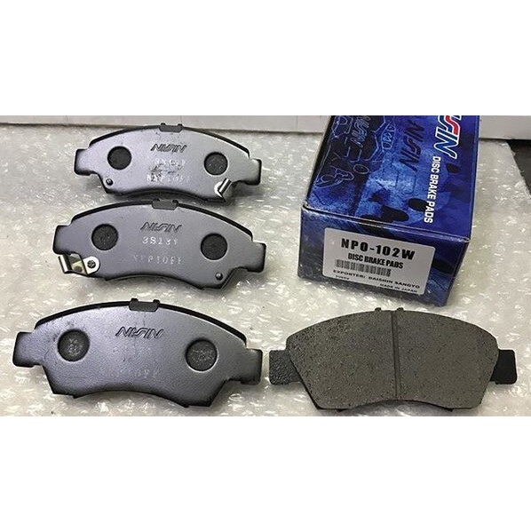 Brake Pad Kampas Kanvas Rem Depan Brio Satya RS Nissin Nisin Japan ORIGINAL