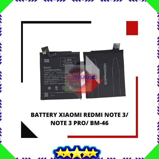Baterai Bm46 Xiaomi Redmi Note 3 Bm-43 Redmi Note