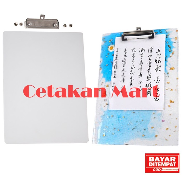 

Terlaris Cm Cetakan Silikon Resin Epoxy Craft Diy Clipboard A4 Papan Jalan Set