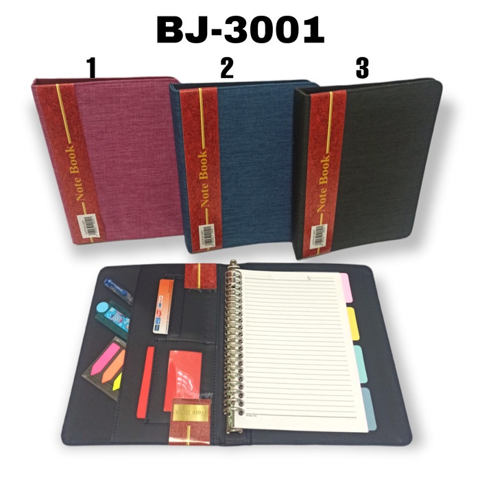 

Sos Binder Note Lux Gasta Bj-3001 / Buku Ring / Bindernote / Buku Note