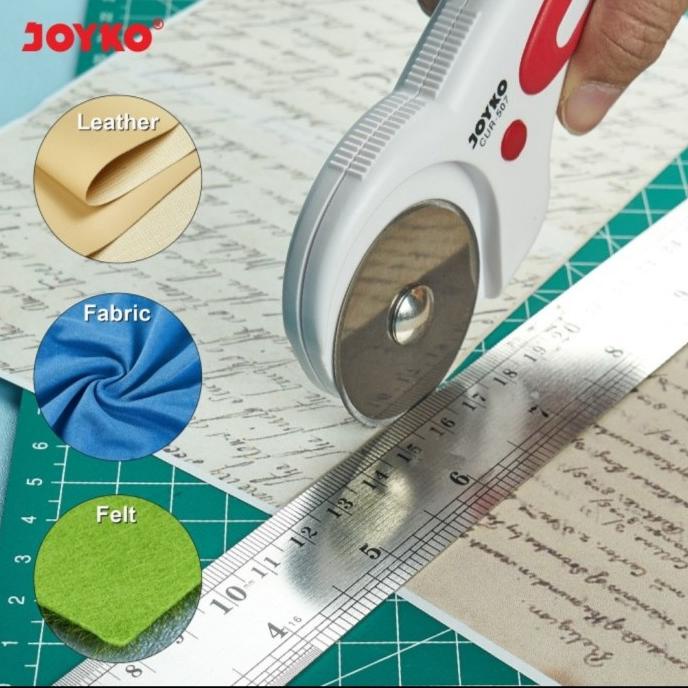 

Rotary Cutter JOYKO 45mm CUR507/Cutter Putar/Pemotong Kertas