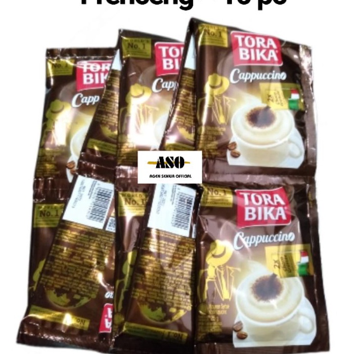 

Terbaru Kopi Torabika CAPPUCINO + granule 25gr RENCENG ( ISI 10)