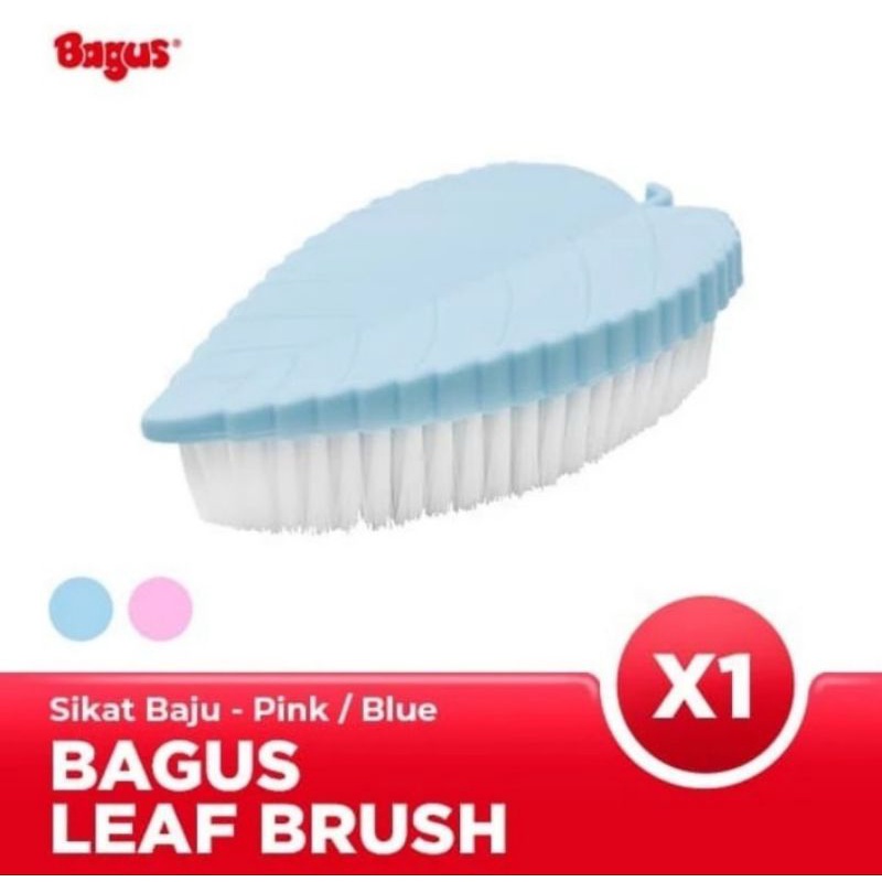 Bagus Leaf Brush Sikat Baju Lembut & Halus Biru