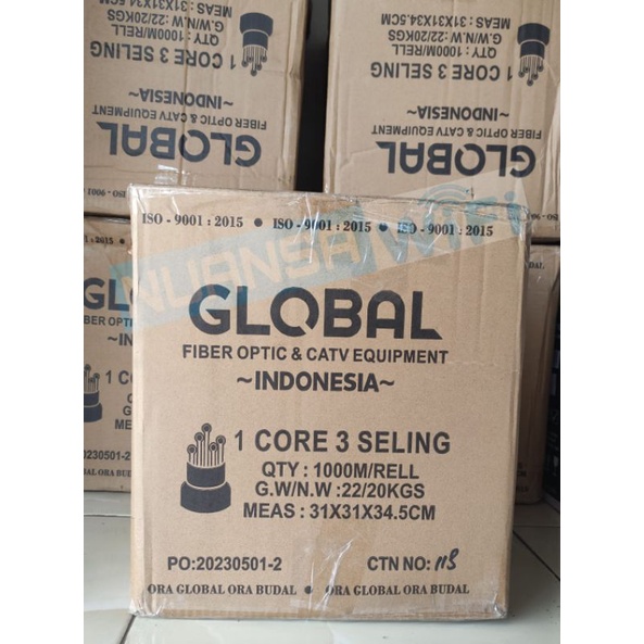 Kabel Global 1core, 2core, 4 core 3seling 1000m