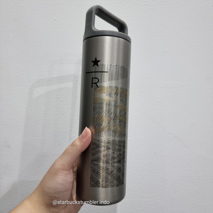 TERMURAH Starbucks Reserve MIIR Handle Gray Coffee Origin Tumbler Stainless