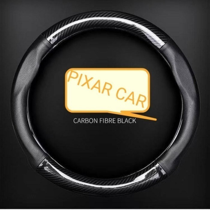 Terlaris Sarung Stir Mobil Motif Carbon Kulit Toyota Avanza Veloz 2013-2021
