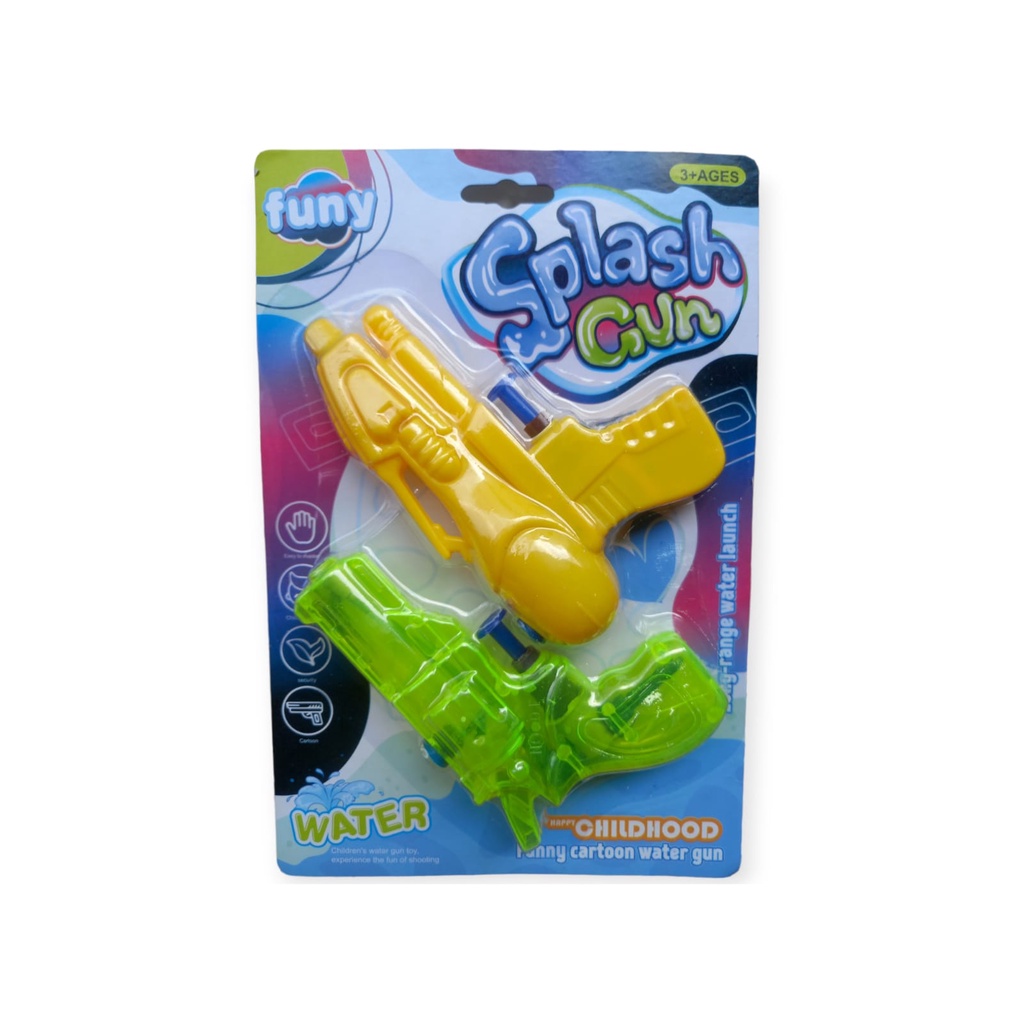 Pistol Air Mainan Anak-Anak Water Gun Tembak /Tembakan Air Watergun Seru S002-6