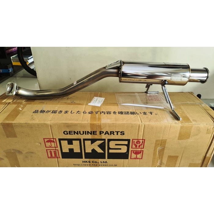 Terlaris Knalpot Hks Silent Hi Power Honda Jazz 2014-2020 Gk5 Original Japan