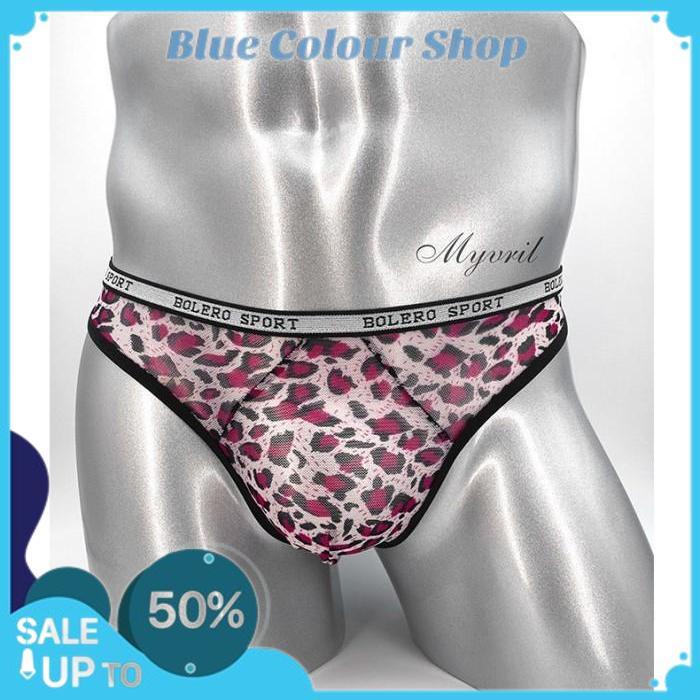 G STRING PRIA SEXY LOW  / G STRING PRIA SEXY LOW WAIST MESH CELANA DALAM LEOPARD THONG Y055