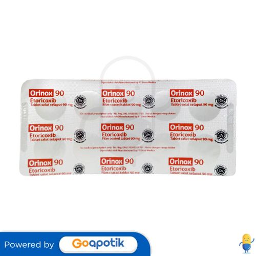 ORINOX 90 MG STRIP 10 TABLET