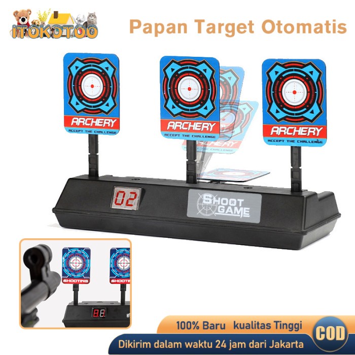 Best Seller Papan Target Otomatis Elektrik Sasaran Tembak Shooting Target