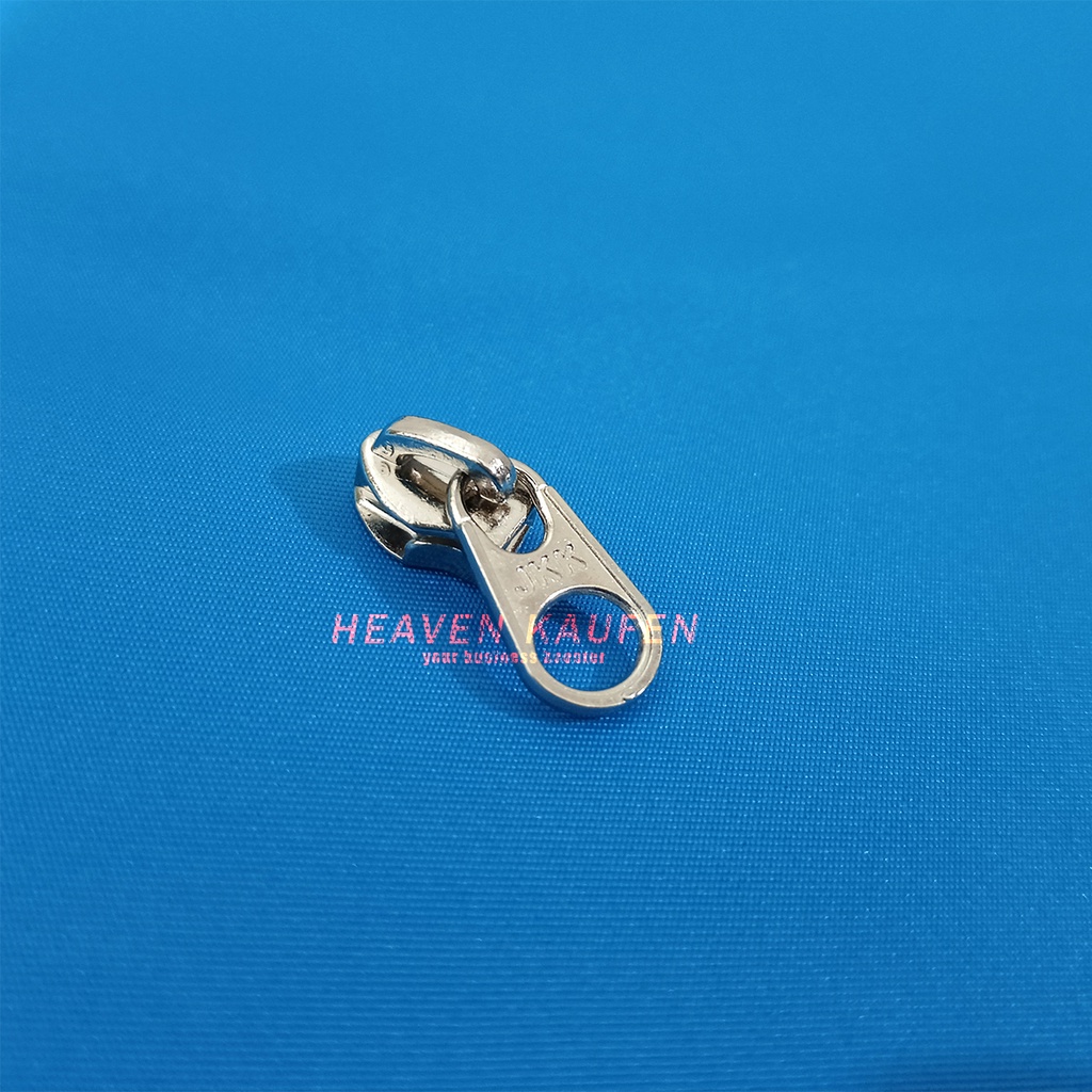 Kepala Resleting Zipper Head JKK Terbalik Reverse No 5 Nikel Silver Kode B