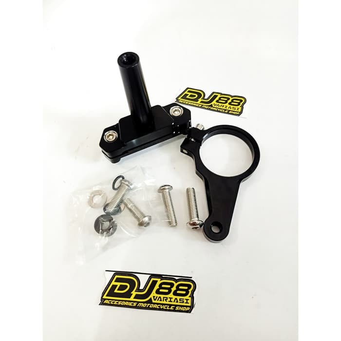 Bracket steering damper r15 v3 breket stabilizer stang all new r15 v3