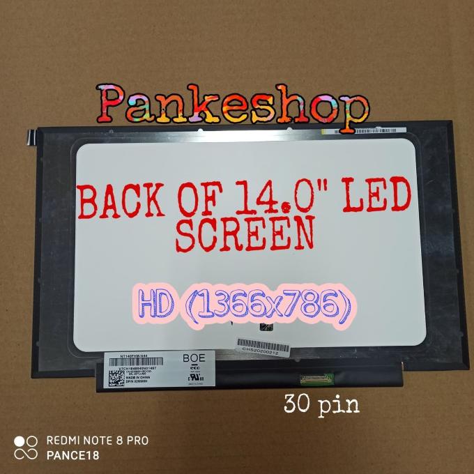 Layar LCD LED Laptop HP 14s-dk1506au 14.0 small HD
