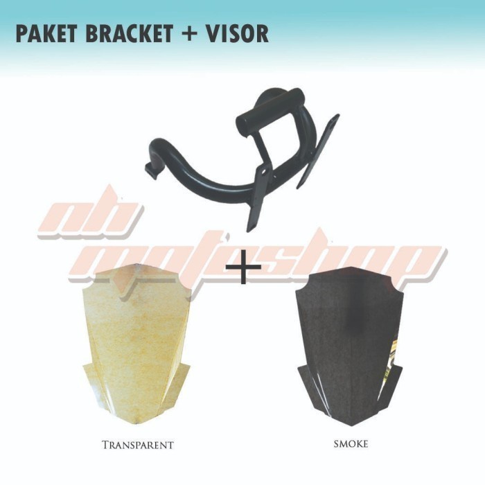 PAKET BRACKET VISOR BREKET VISOR WINDSHIELD NEW MEGAPRO VERZA OLD CB