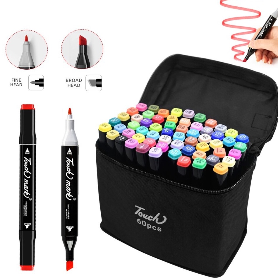 

Best Produk.. Deli Color Marker With Bag Spidol Warna Dengan Tas 24/48 0TN