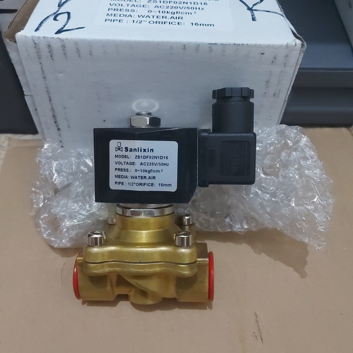 selenoid valve 1/2 inch kuningan Sanlixin