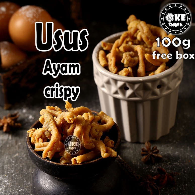 

❊Big Sale Usus Ayam Crispy 100g S95 ➺