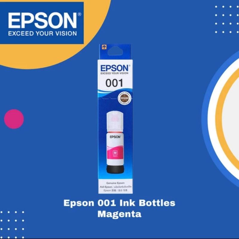 Tinta Epson 001 (1 Set) Refill Ink Printer L4150 L4160 L6160 L6170