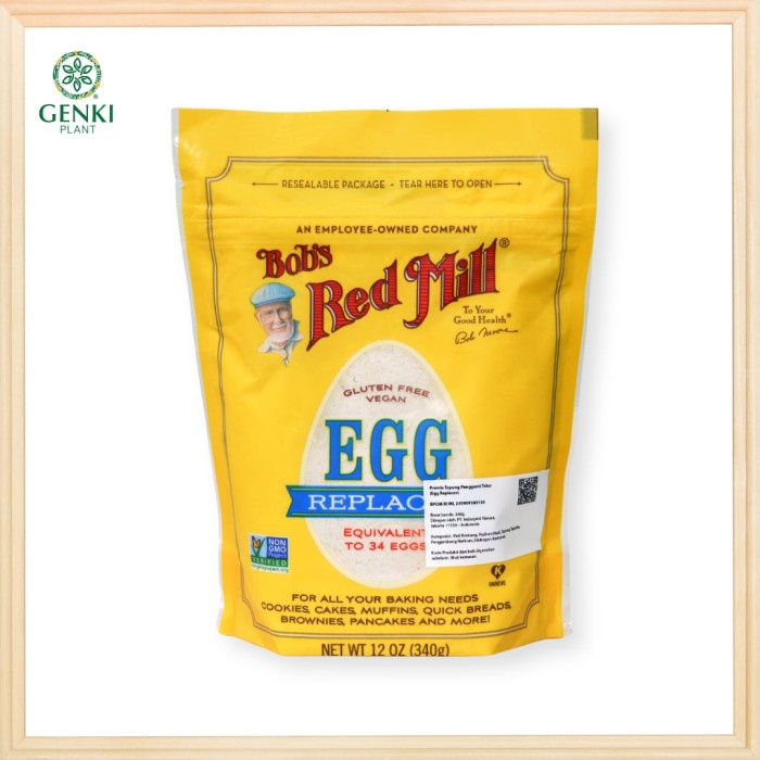 

Terlaris Bob'S Red Mill Gluten Free Egg Replacer / Pengganti Telur Vegan - 340