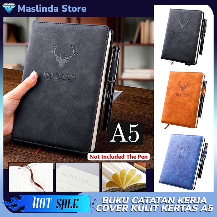

Terlaris Buku Agenda Notebook A5 Buku Catatan Binder Jurnal Harian Cover Kulit